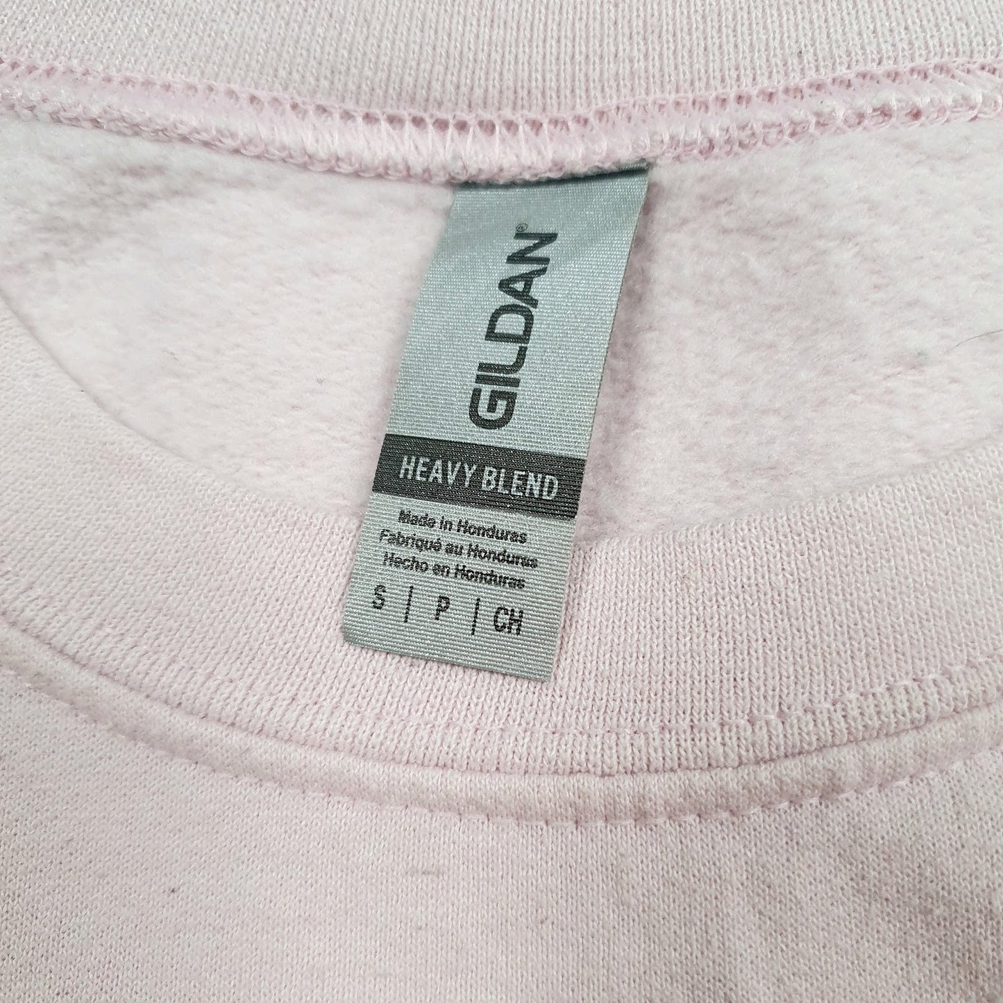 Mens Pink Gildan Nirvana Crewneck Jumper