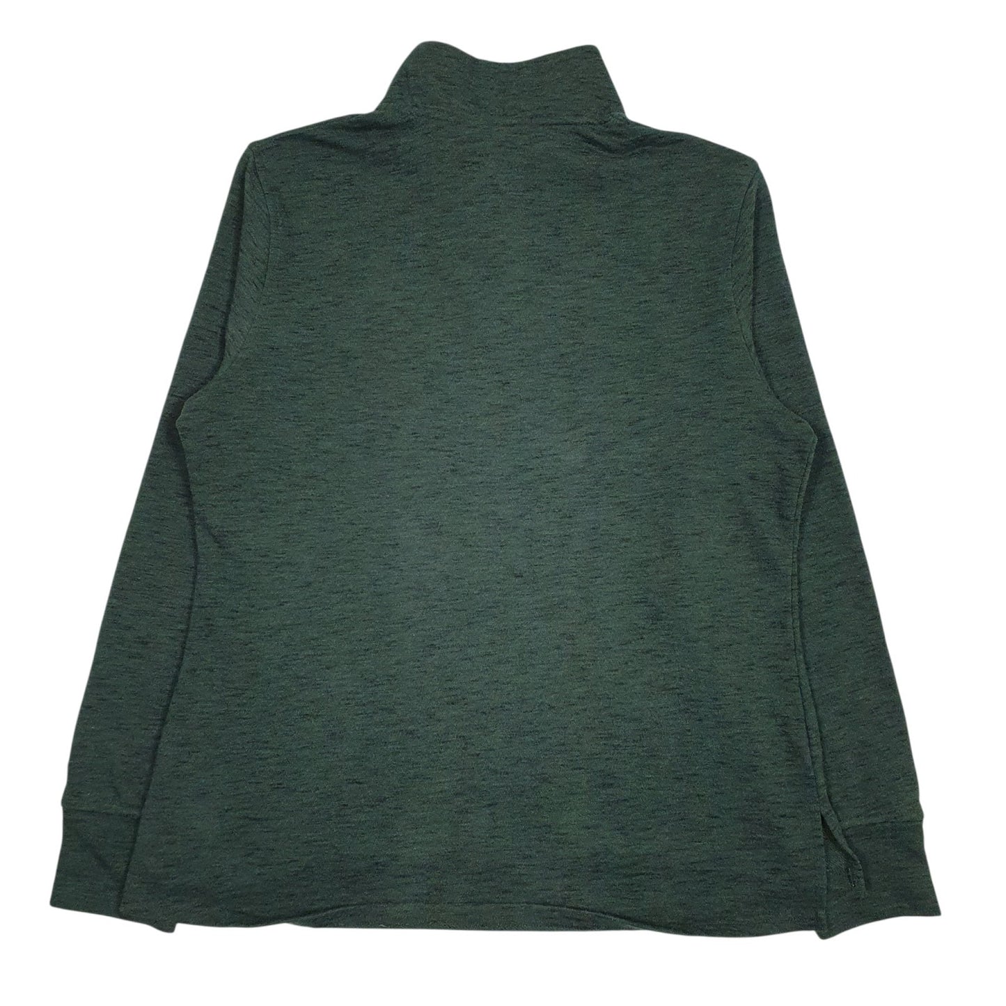 Womens Green Champion  Quarter Zip Jumper