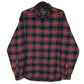 Mens Black Eddie Bauer Flannel Long Sleeve Shirt