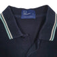 Mens Navy Fred Perry  Hoodie Polo Shirt