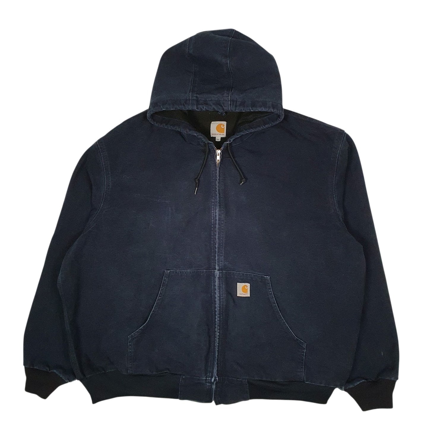 Mens Navy Carhartt J131 Active  Coat