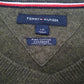 Mens Green Tommy Hilfiger  Crewneck Jumper