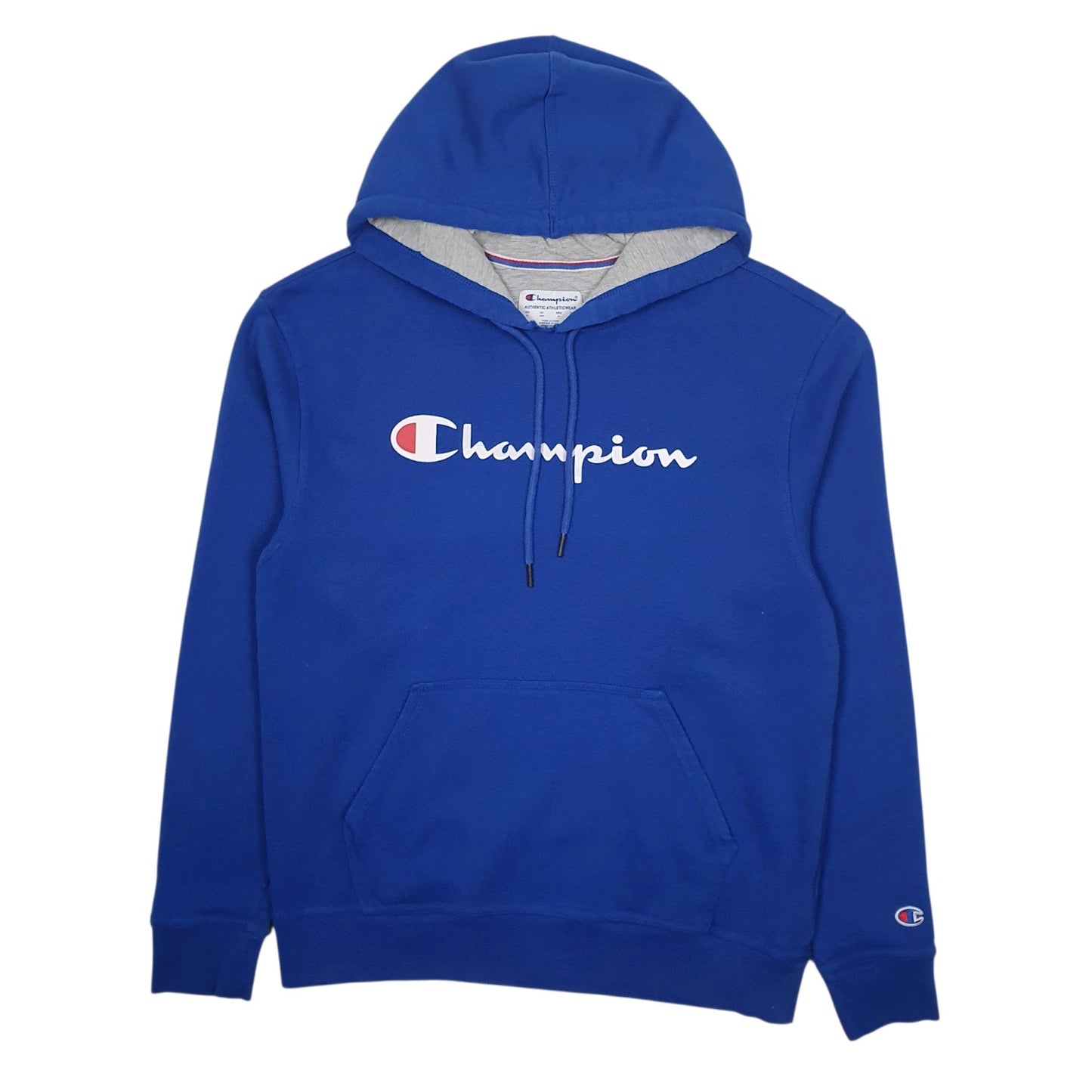 Mens Blue Champion  Hoodie Jumper