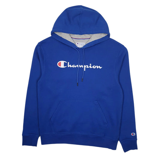 Mens Blue Champion  Hoodie Jumper