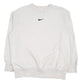 Mens White Nike  Crewneck Jumper