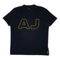 Mens Navy Armani Jeans  Short Sleeve T Shirt