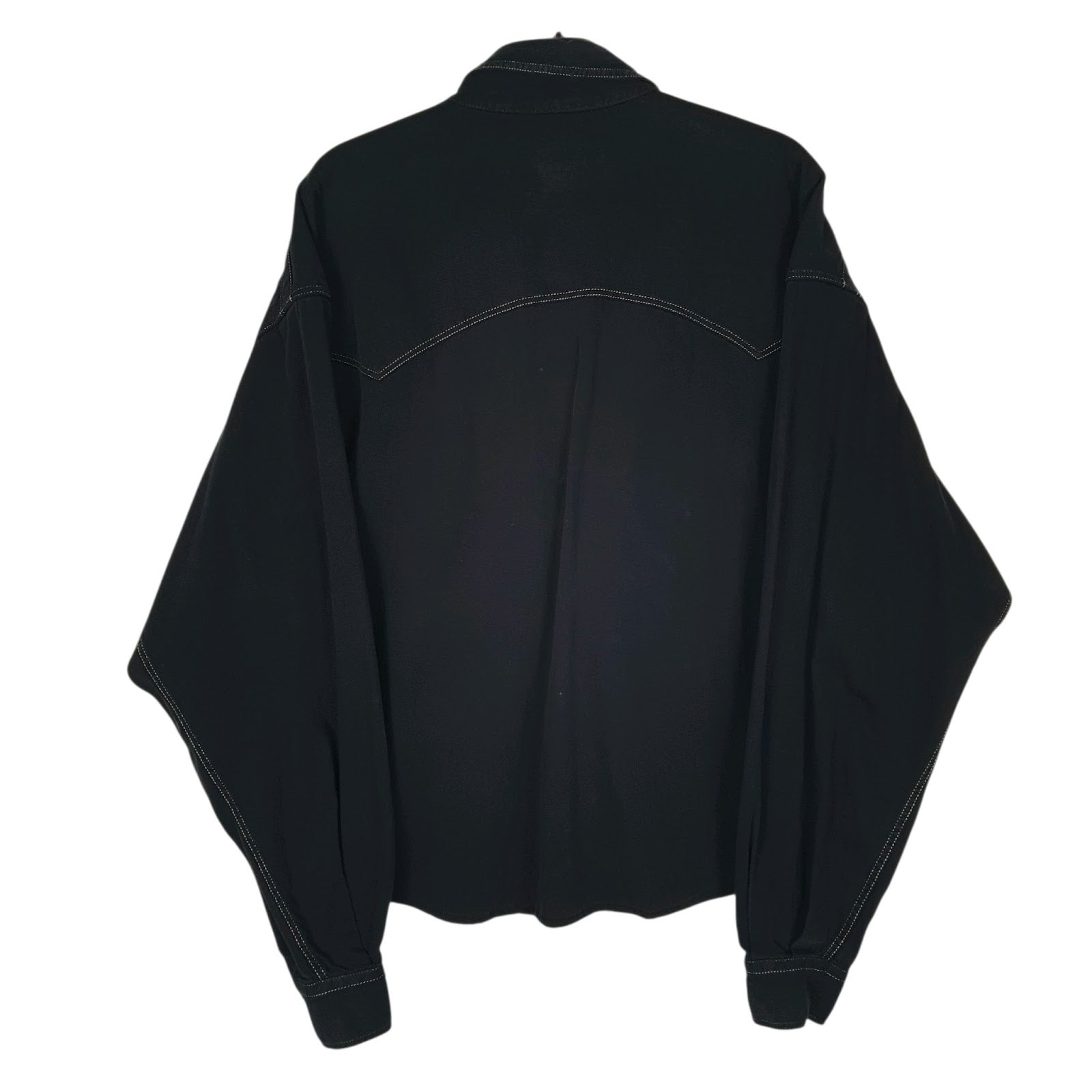 Womens Black Versace Denim  Shirt