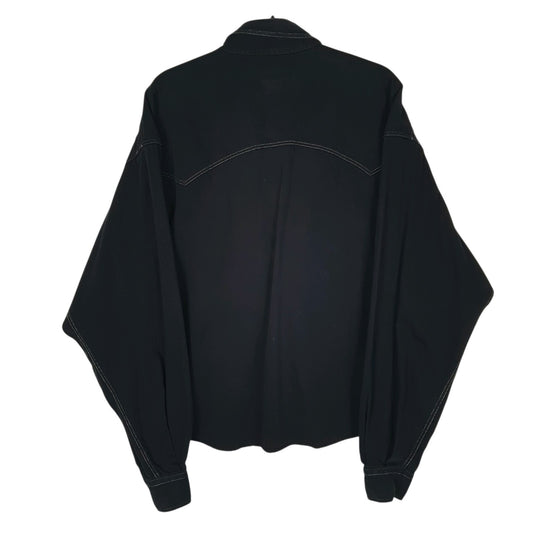Womens Black Versace Denim  Shirt