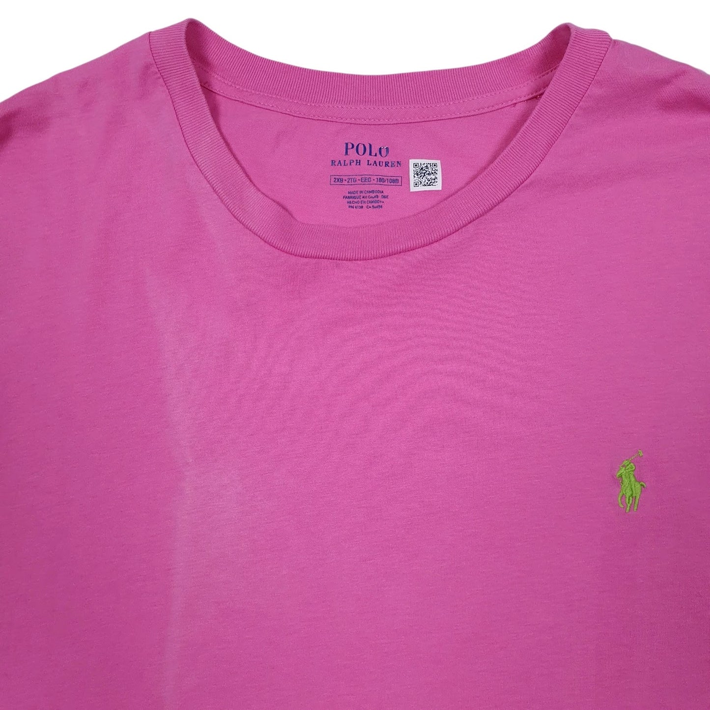 Mens Pink Polo Ralph Lauren   T Shirt