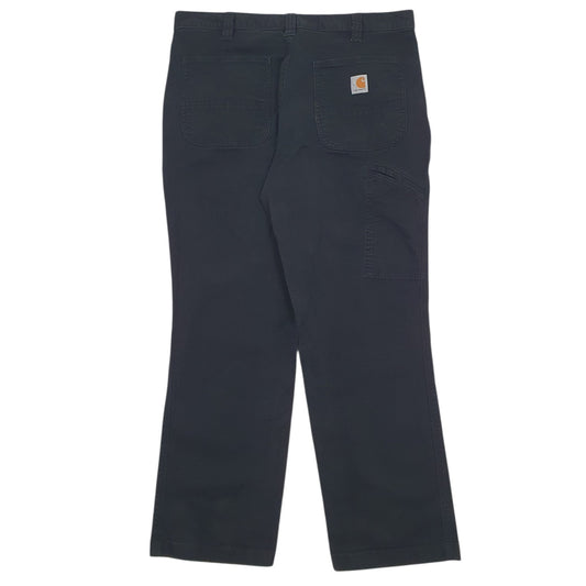Mens Black Carhartt   Trousers
