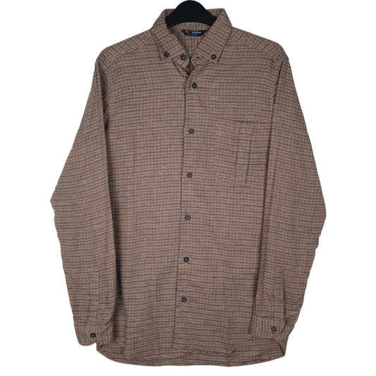 Mens Brown Confezioni Borgo  Long Sleeve Shirt
