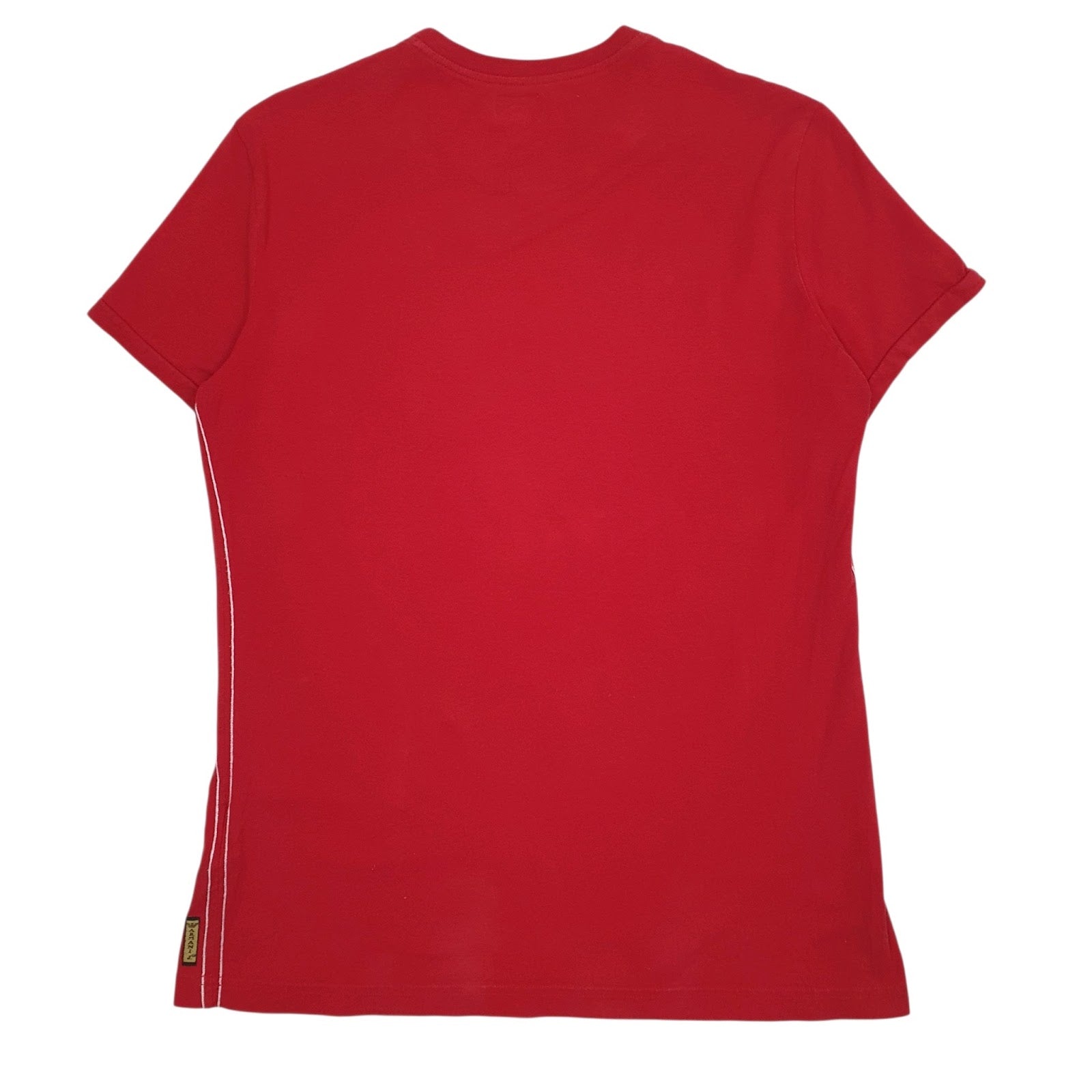 Mens Red Armani   T Shirt