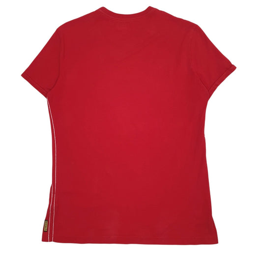 Mens Red Armani   T Shirt