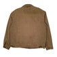 Mens Brown Levis Type 3 Canvas Bomber Windbreaker  Coat