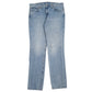 Mens Blue Levis Distressed Casual JeansW34 L32