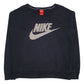 Womens Black Nike  Crewneck Jumper