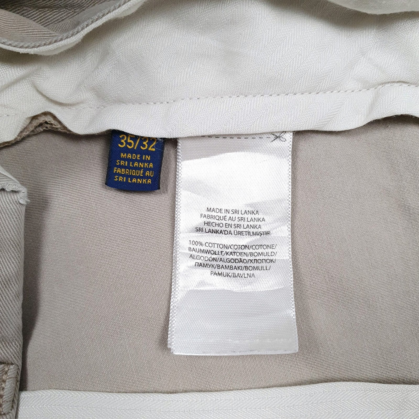 Mens Brown Polo Ralph Lauren   Trousers