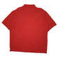 Mens Red Columbia Sportswear Company  Quarter Zip Polo Shirt