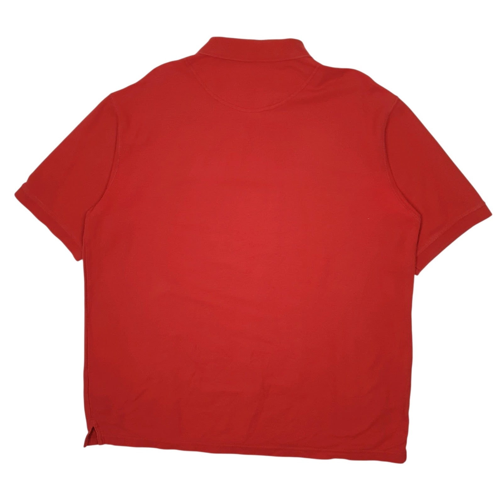Mens Red Columbia Sportswear Company  Quarter Zip Polo Shirt