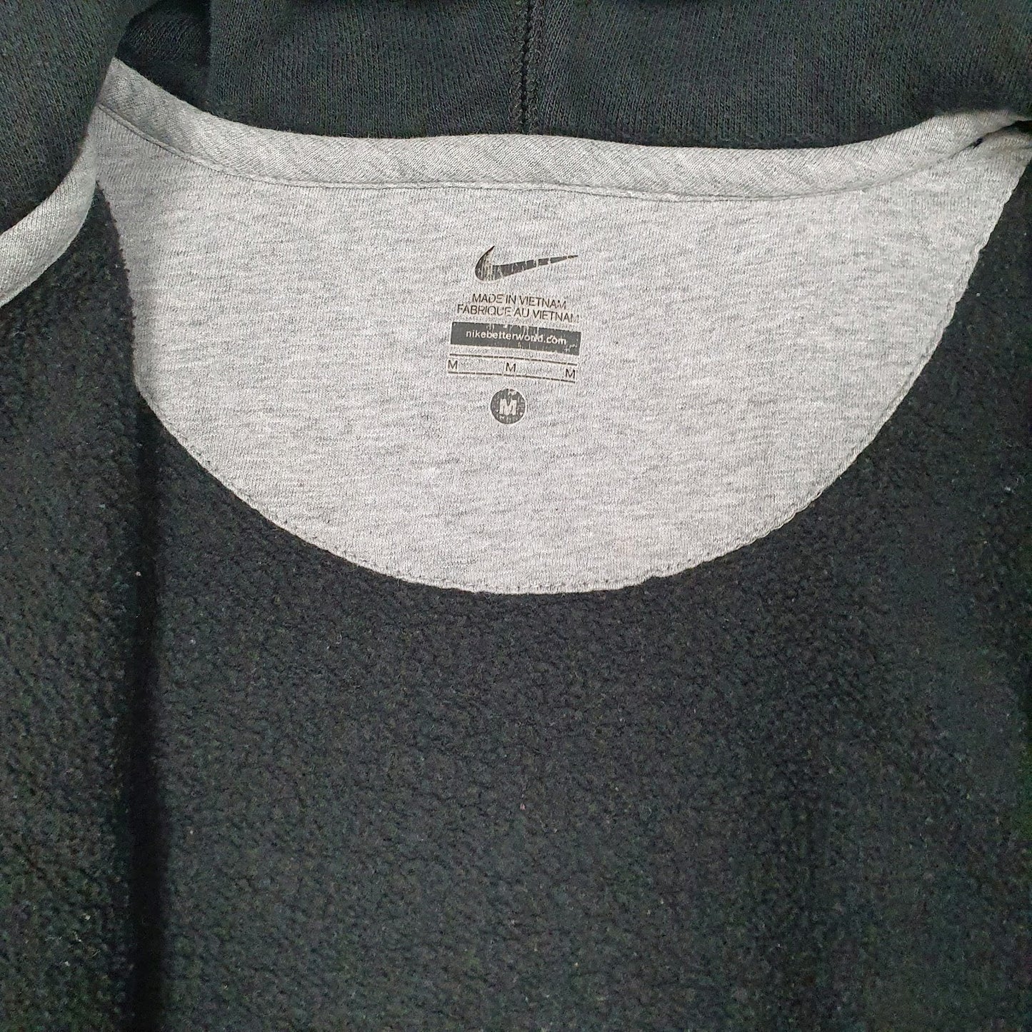 Womens Black Nike Hoodie Oregon Full Zip Jumper