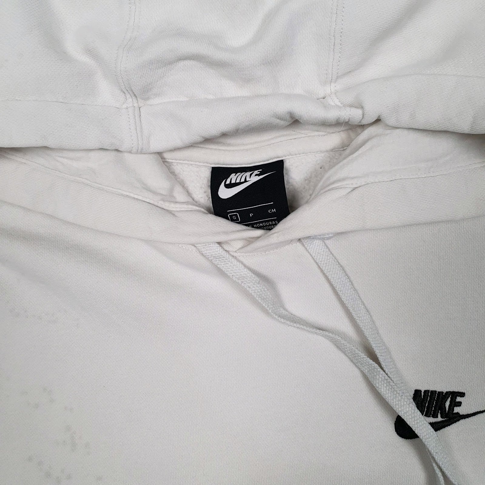 Mens White Nike  Hoodie Jumper