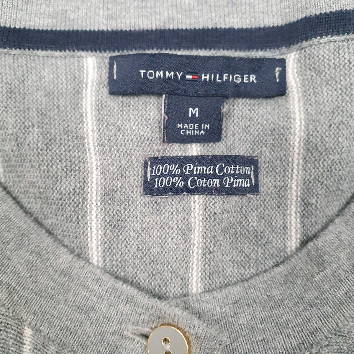 Womens Grey Tommy Hilfiger  Cardigan Jumper