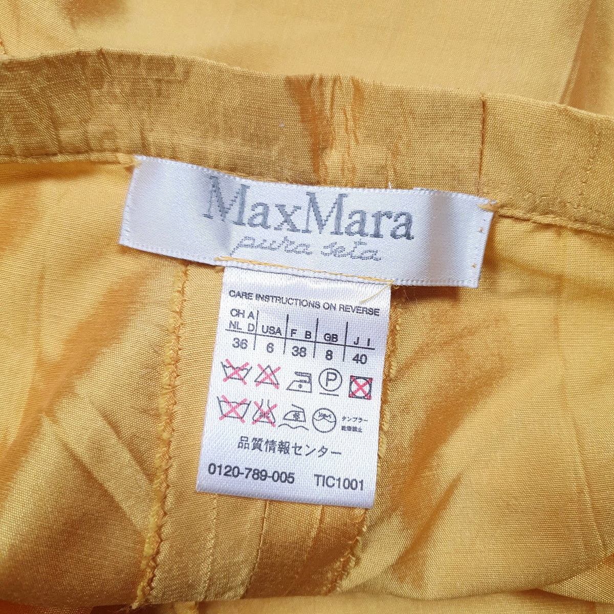 Womens Yellow Max Mara   Trousers