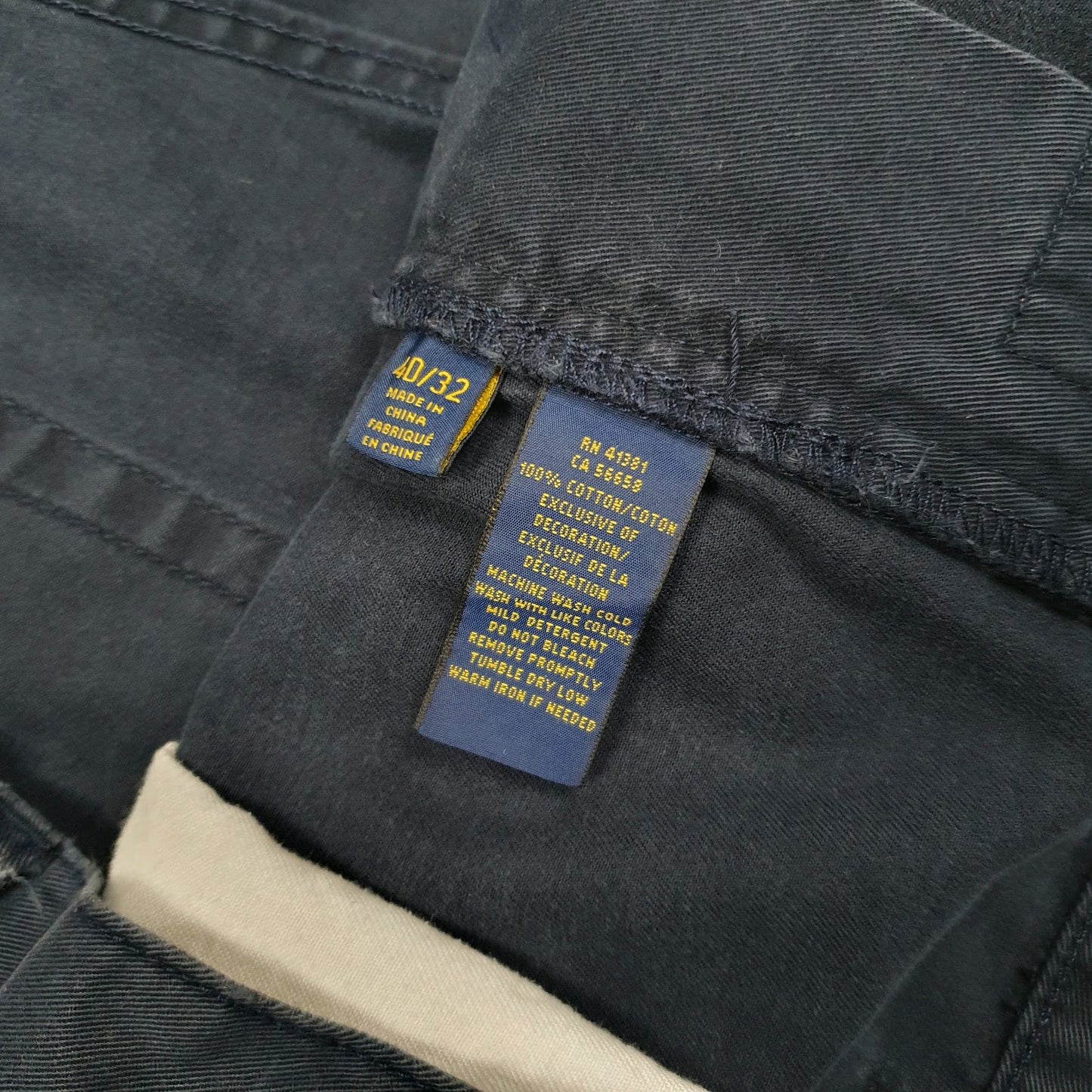 Mens Navy Polo Ralph Lauren   Trousers
