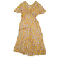 Womens Yellow Unbranded  Short Sleeve Dress