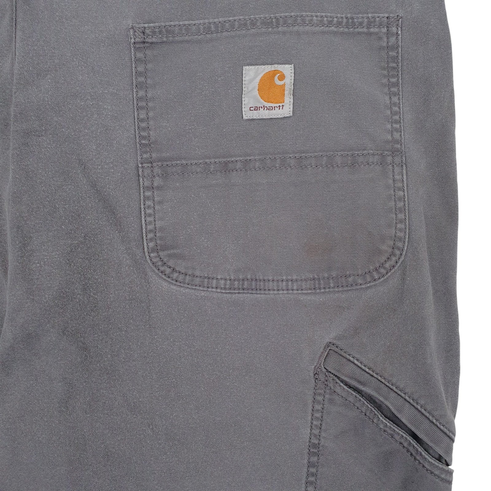 Mens Grey Carhartt   Trousers