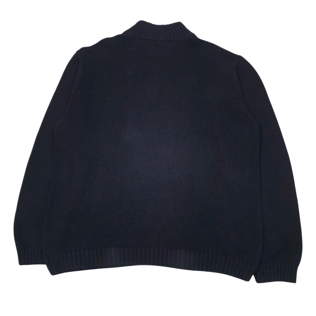 Mens Navy Chaps  Quarter Zip Jumper