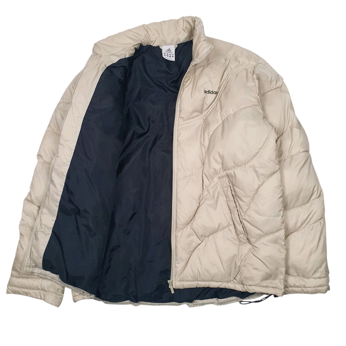 Mens Beige Adidas Vintage 00s  Coat