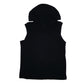Womens Black Unbranded Hoodie Gilet Jumper