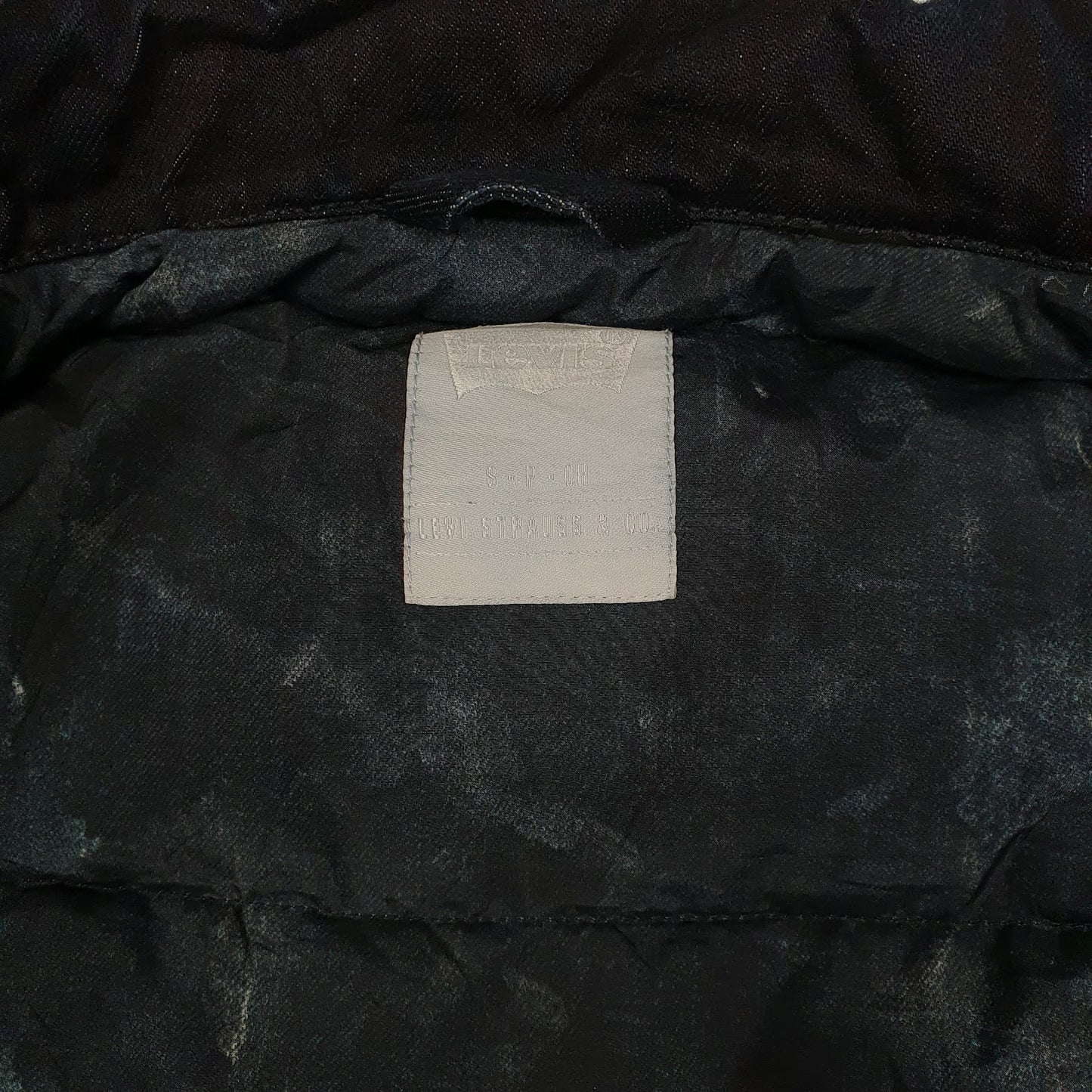 Mens Navy Levis Bodywarmer Vest  Coat
