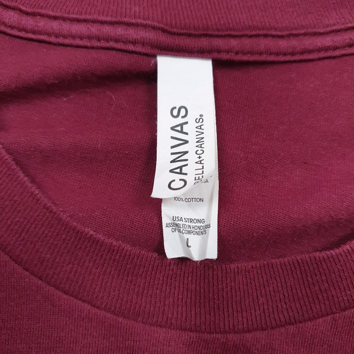 Mens Burgundy Canvas Cheyenne Mountain State Team  T Shirt