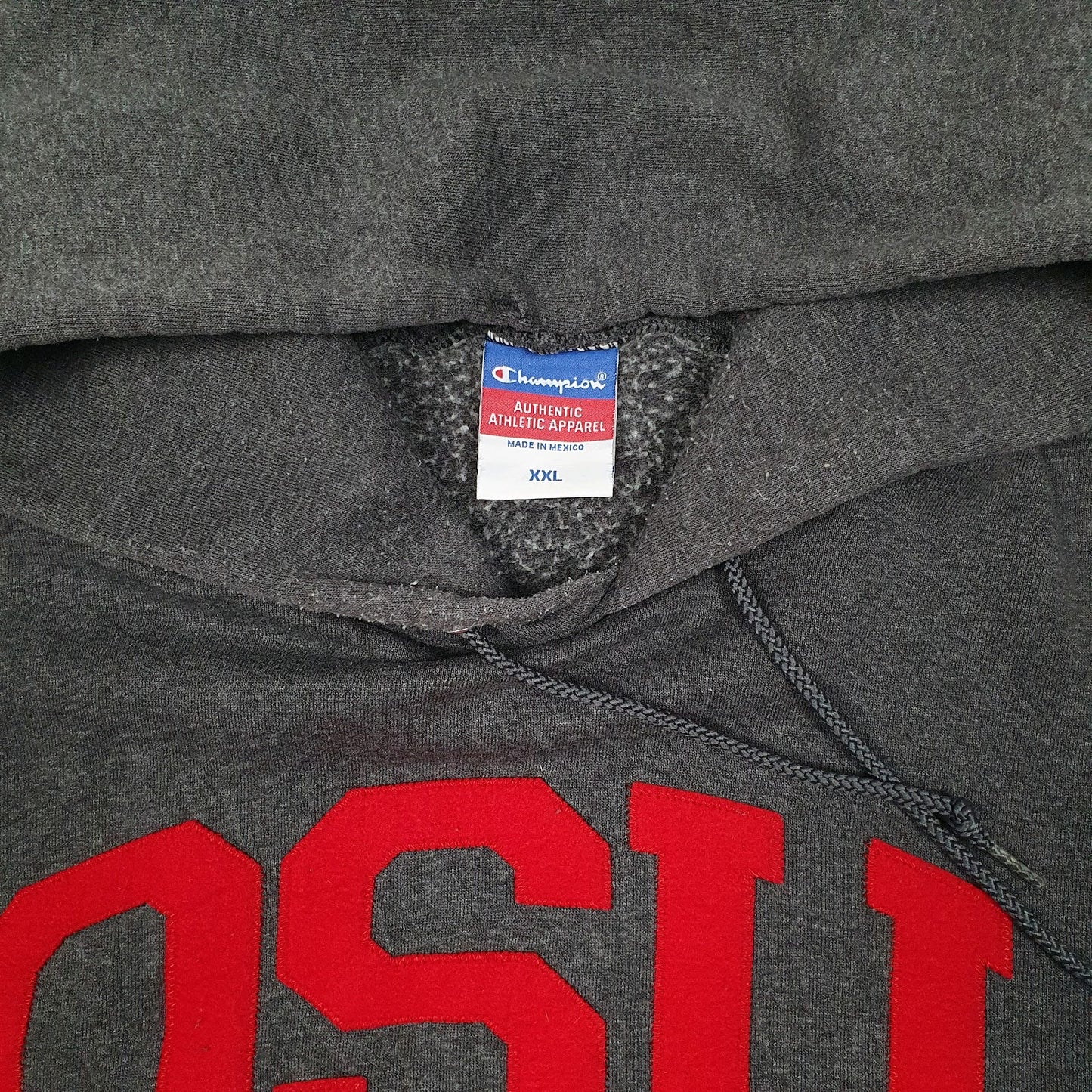 Mens Grey Champion OSU Hoodie Jumper