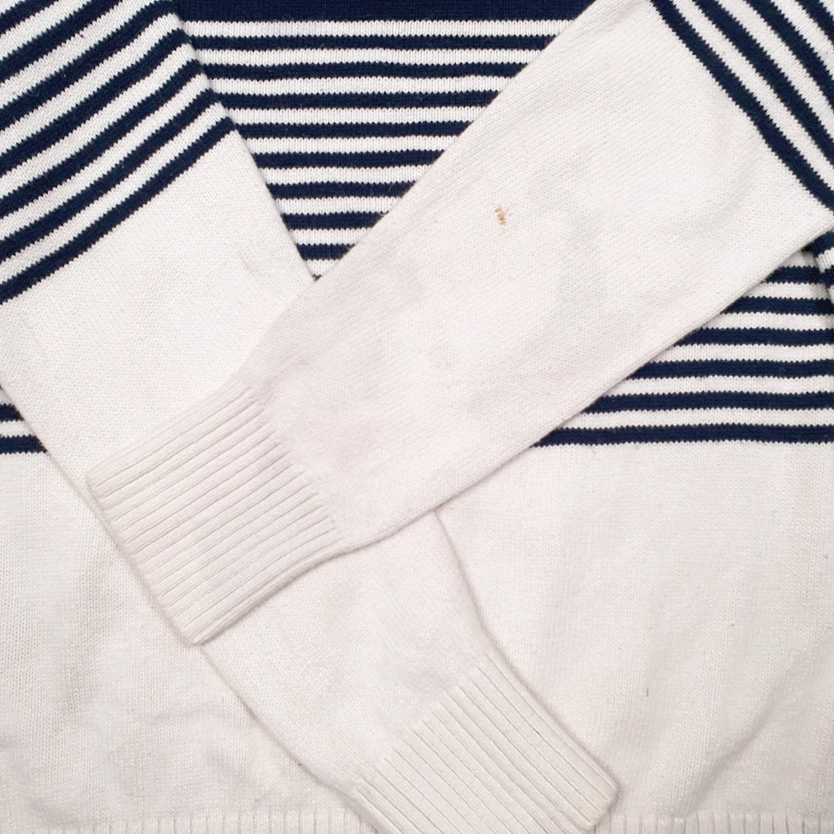 Mens White Tommy Hilfiger  Shoal Neck Jumper