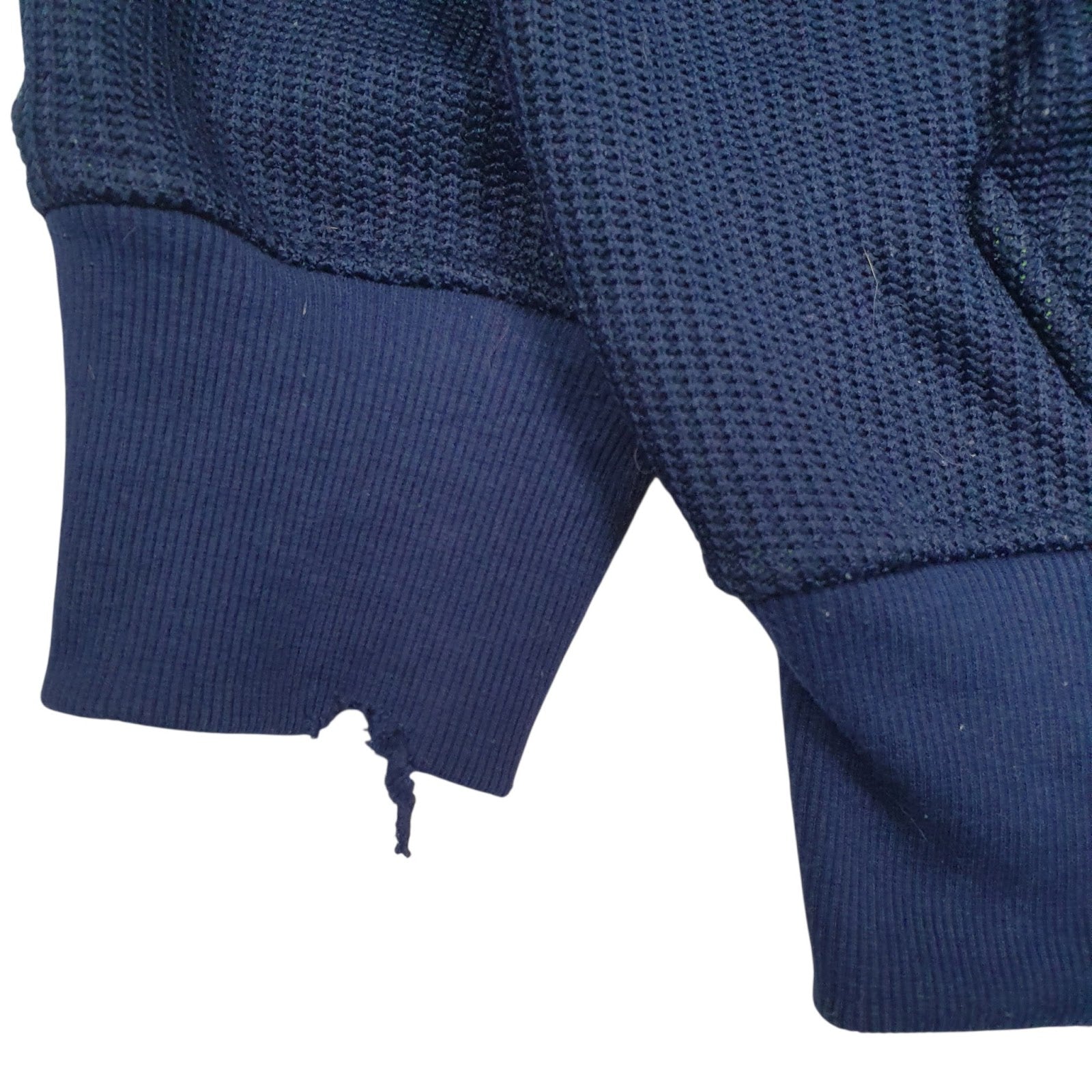 Mens Navy NFL Seattle Seahawks Baggy Fleece Lined Full Zip Jumper