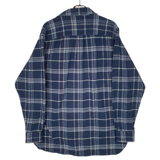 Mens Navy L.L.Bean Flannel  Shirt