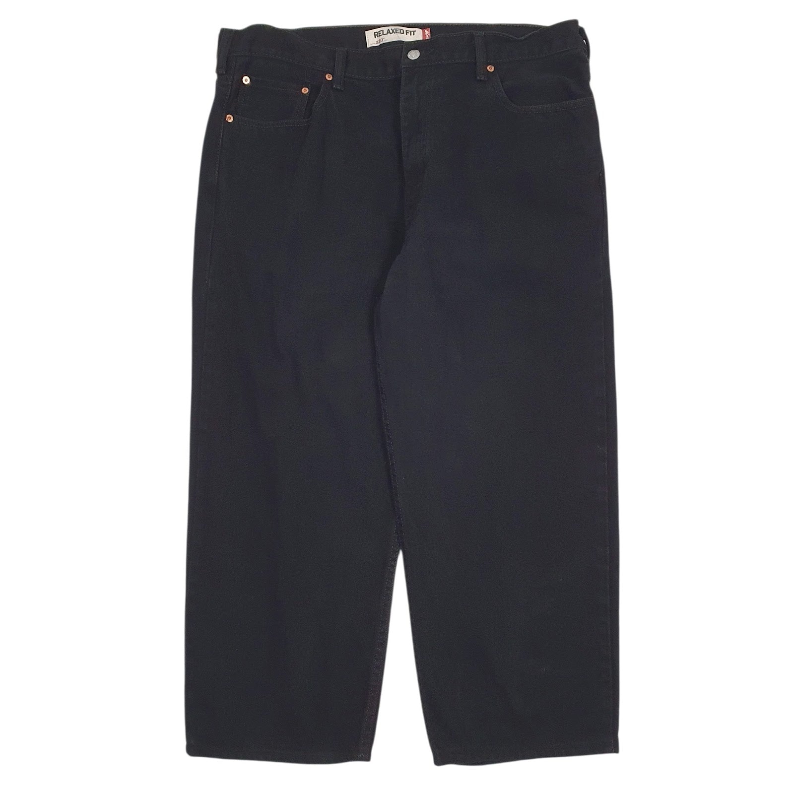 Mens Black Levis  550 JeansW40 L25