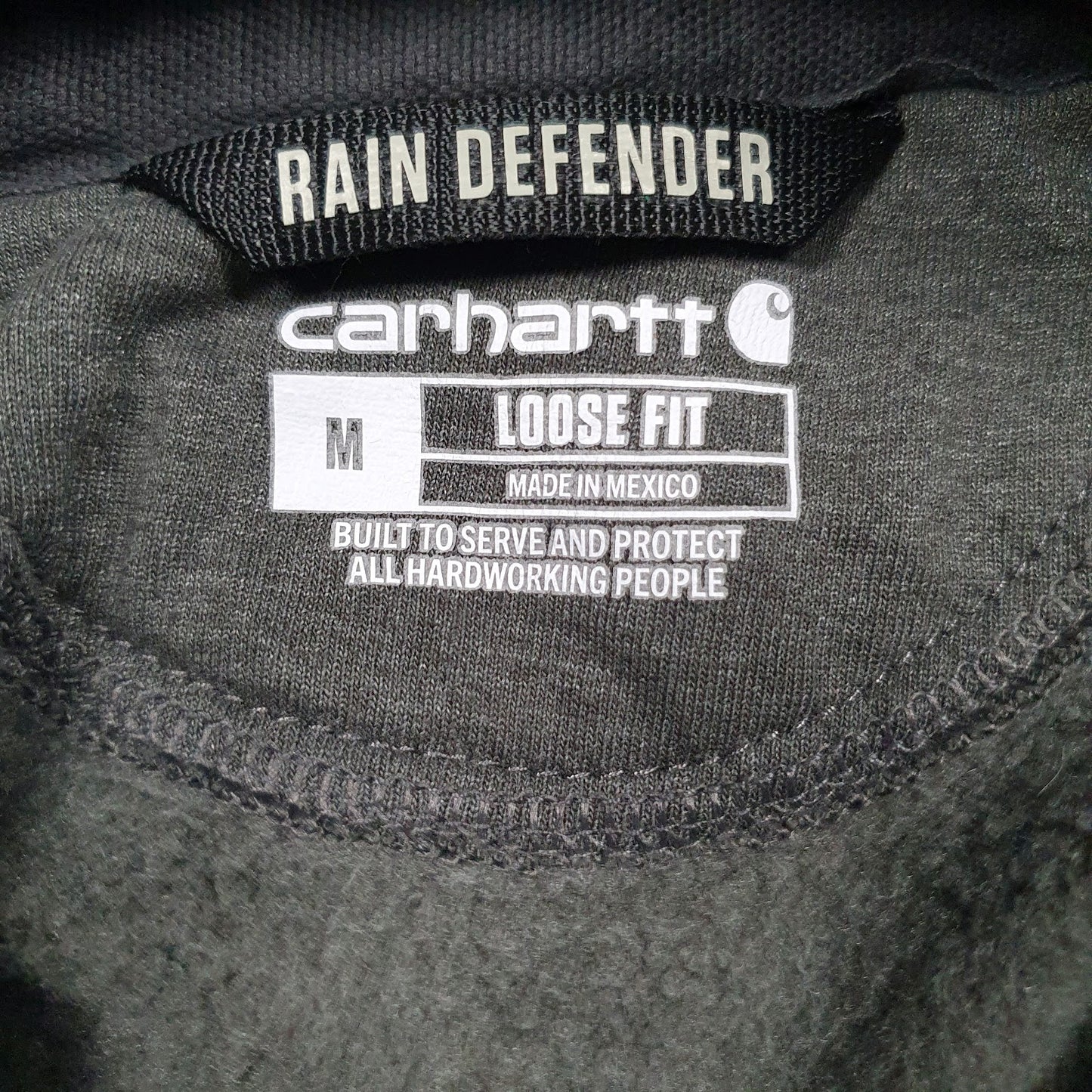 Mens Grey Carhartt  Hoodie Jumper