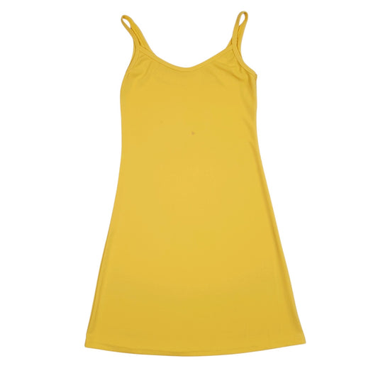 Womens Yellow Unbranded  Sleeveless Dress