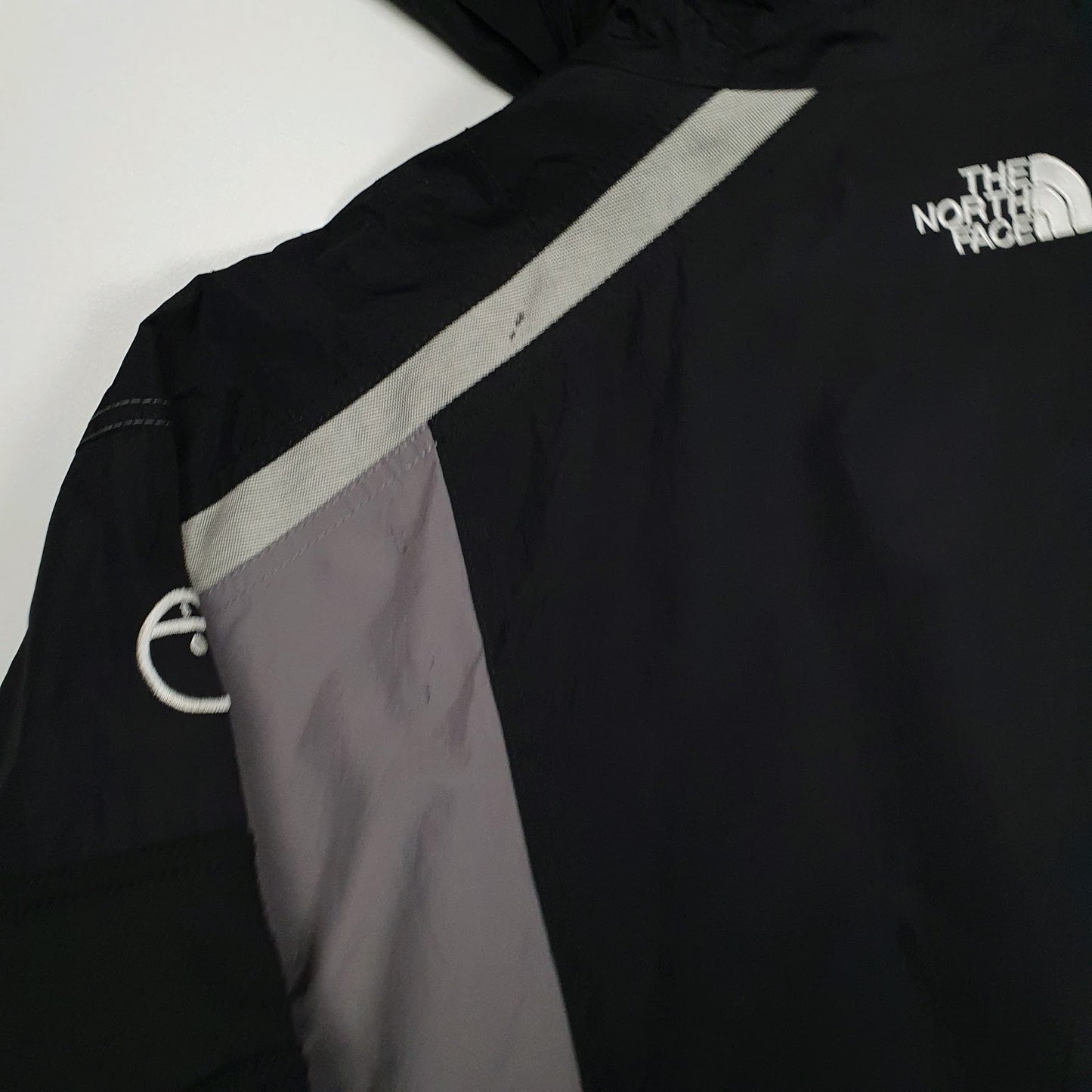 Mens Black The North Face Steep Tech Windbreaker Hoodie Coat