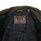 Mens Brown Levis Military Bomber  Coat