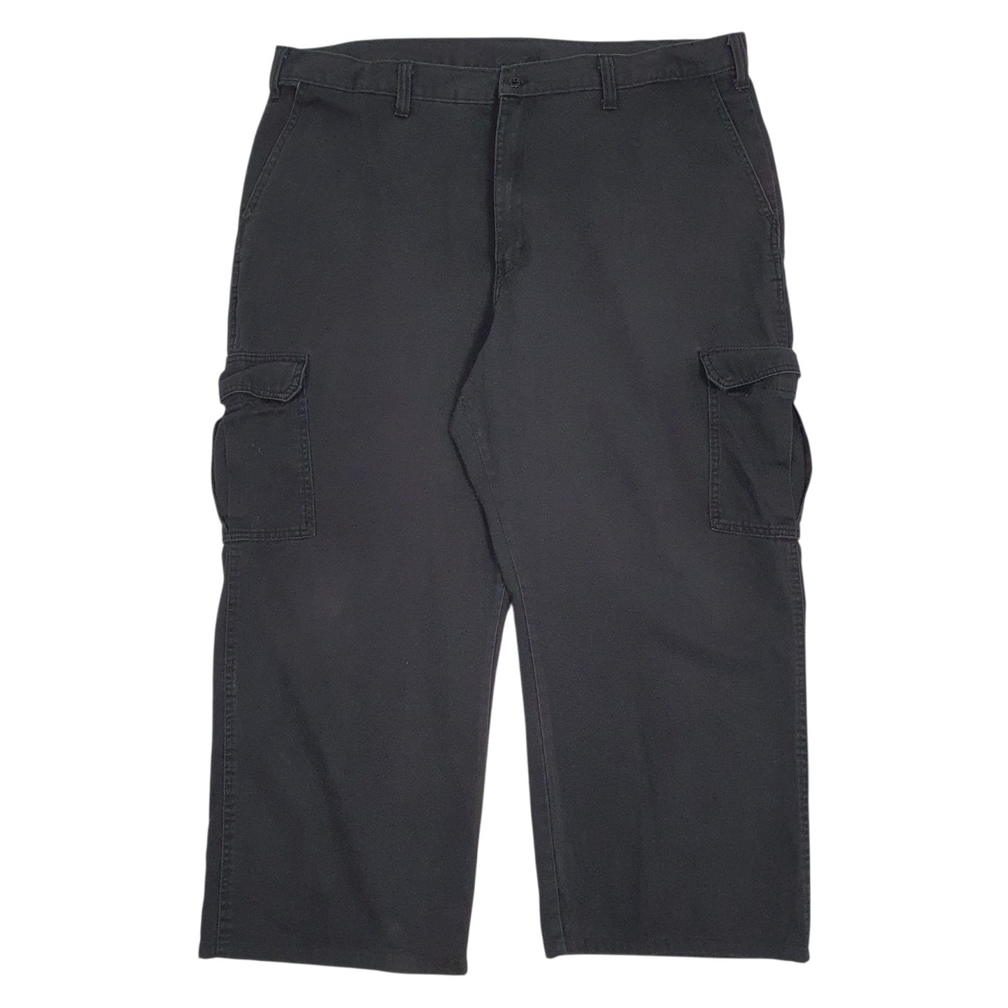 Mens Black Dickies  Cargo Trousers
