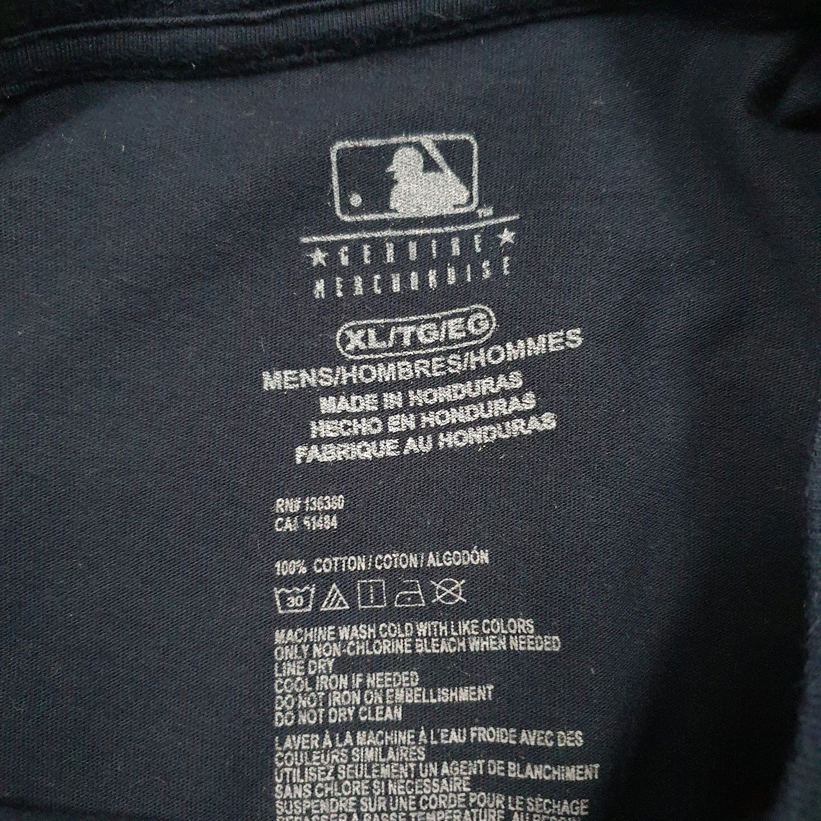 Mens Navy MLB Seattle Mariners  T Shirt