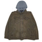 Mens Green Levis Sherpa Lined  Coat