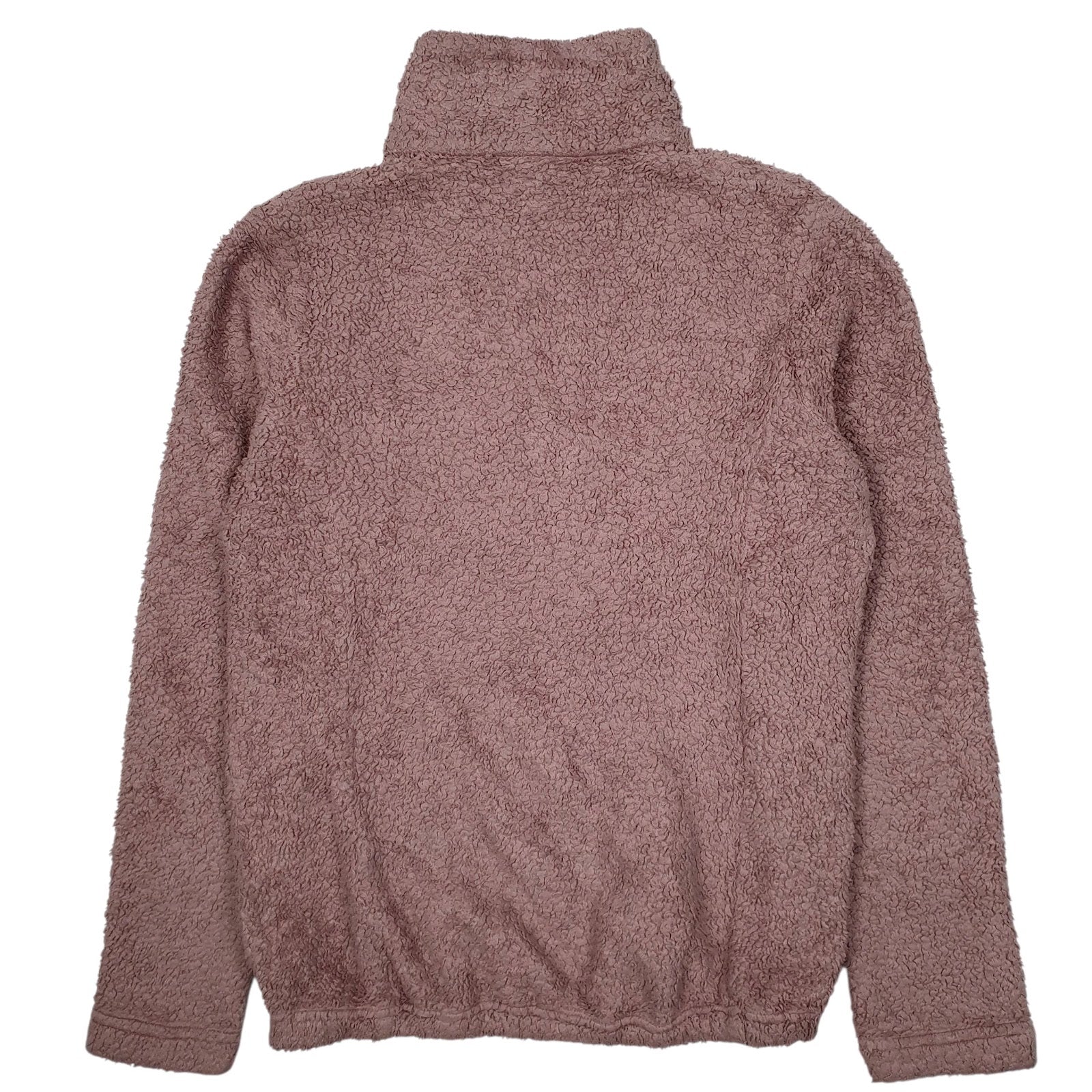Womens Pink Patagonia Los Gatos Sherpa Fluffy Quarter Zip Jumper