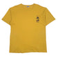 Mens Yellow Fila Vintage 90s Short Sleeve T Shirt