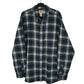 Mens Green L.L.Bean Plaid Flannel Heavy Long Sleeve Shirt